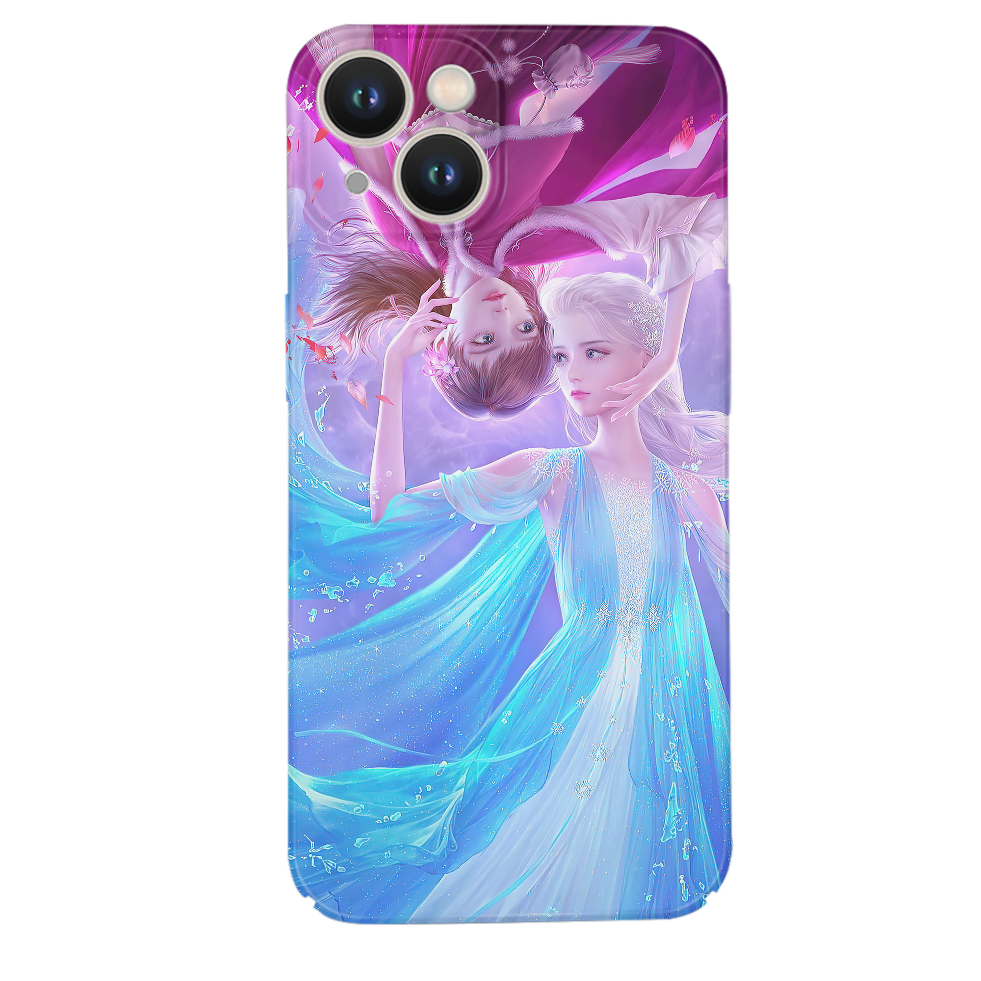 （画像用） アナと雪の女王 アンナ エルサ Frozen Anna Elsa 【iPhone 14シリーズ対応】ハードケース